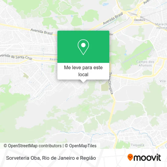 Sorveteria Oba mapa