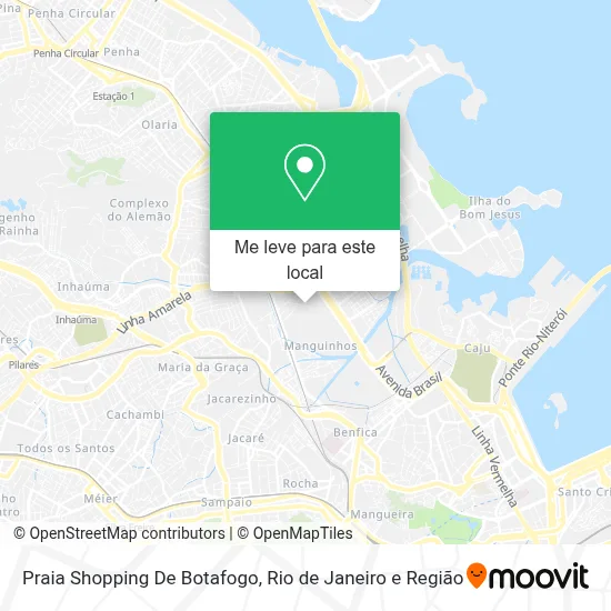 Praia Shopping De Botafogo mapa