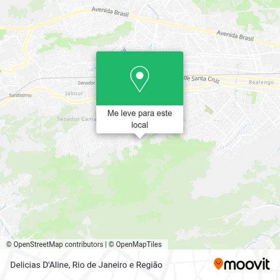 Delicias D'Aline mapa