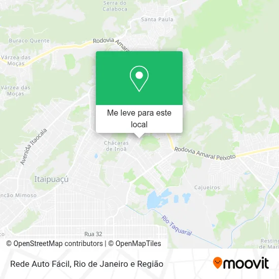 Rede Auto Fácil mapa