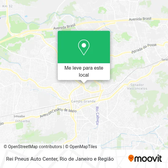Rei Pneus Auto Center mapa