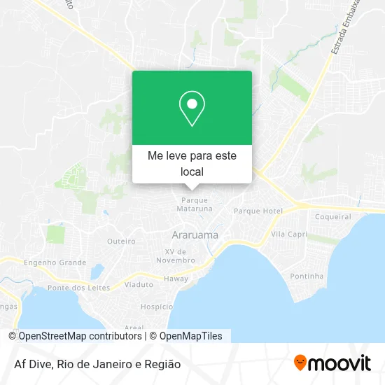 Af Dive mapa