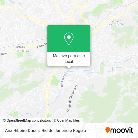Ana Ribeiro Doces mapa