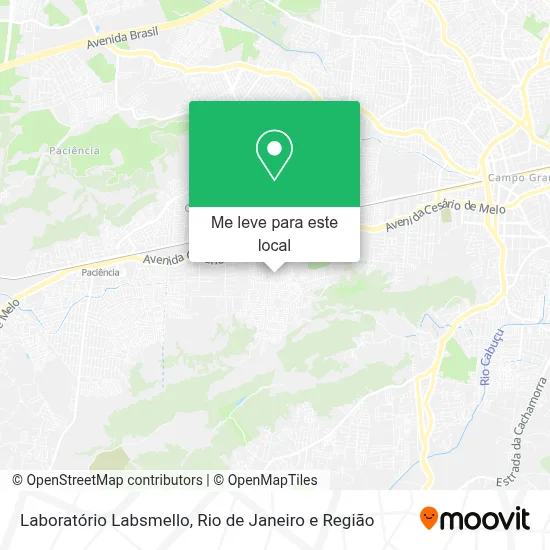 Laboratório Labsmello mapa