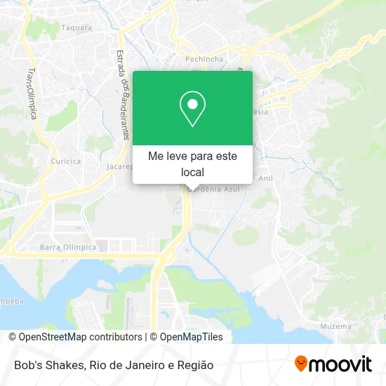 Bob's Shakes mapa