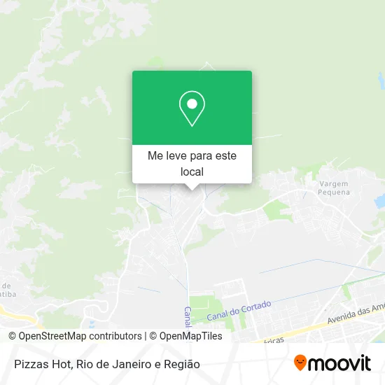 Pizzas Hot mapa