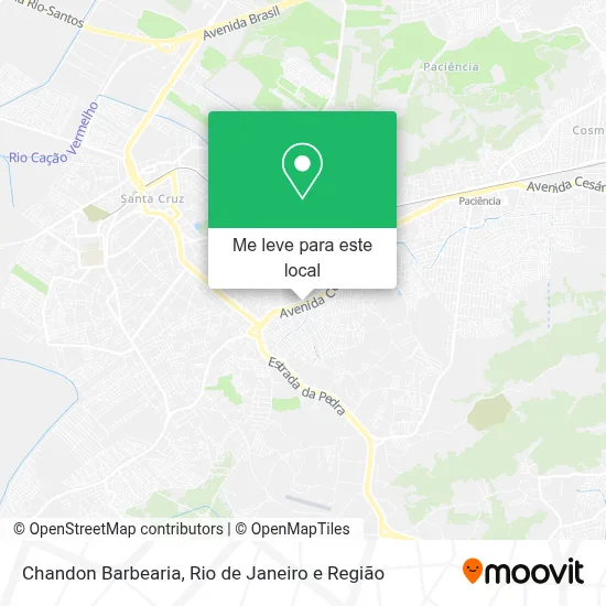 Chandon Barbearia mapa