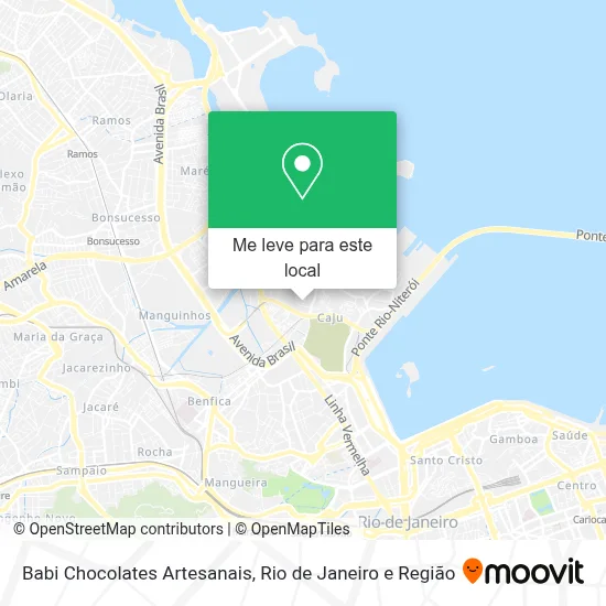 Babi Chocolates Artesanais mapa
