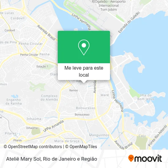 Ateliê Mary Sol mapa