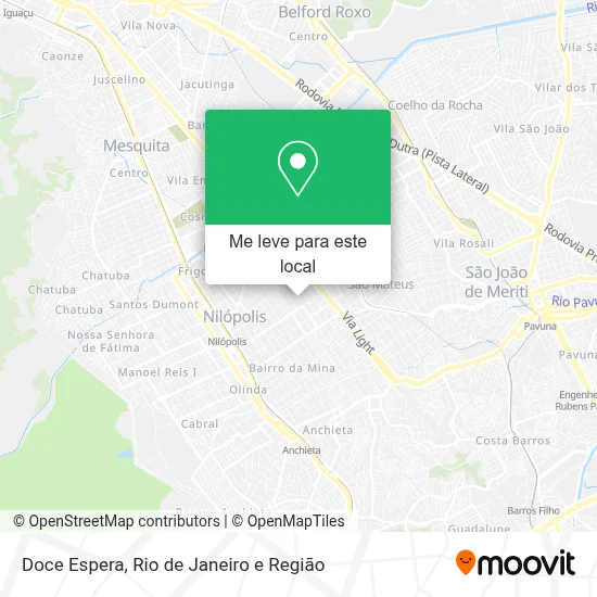 Doce Espera mapa