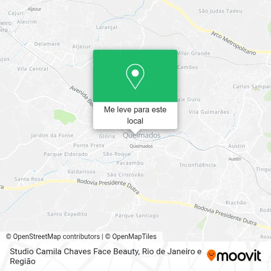 Studio Camila Chaves Face Beauty mapa