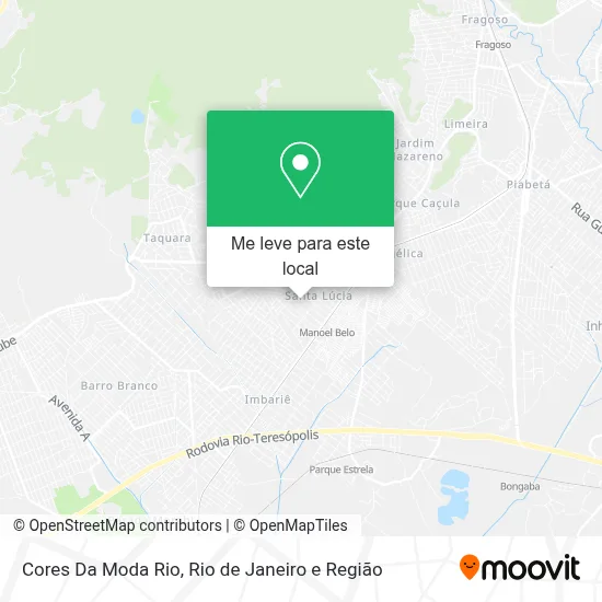 Cores Da Moda Rio mapa