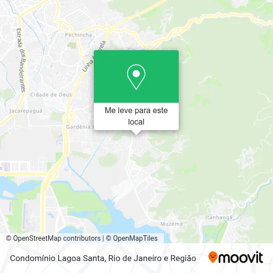Condomínio Lagoa Santa mapa