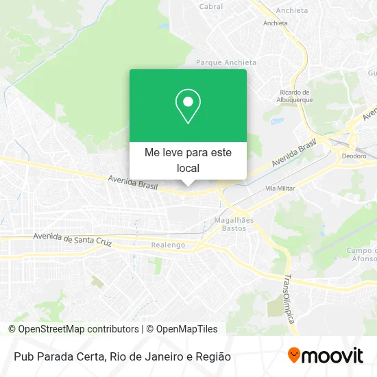Pub Parada Certa mapa