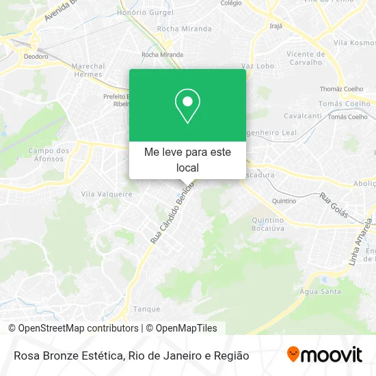 Rosa Bronze Estética mapa