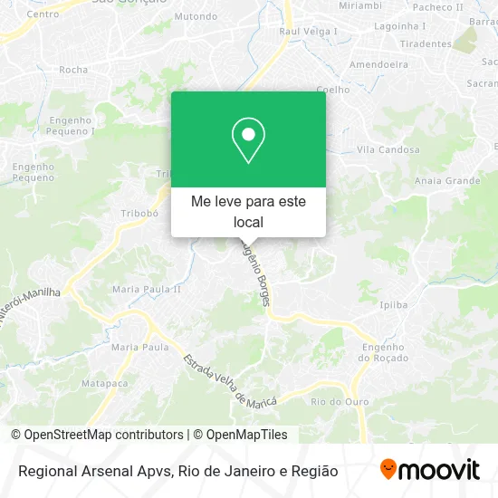 Regional Arsenal Apvs mapa