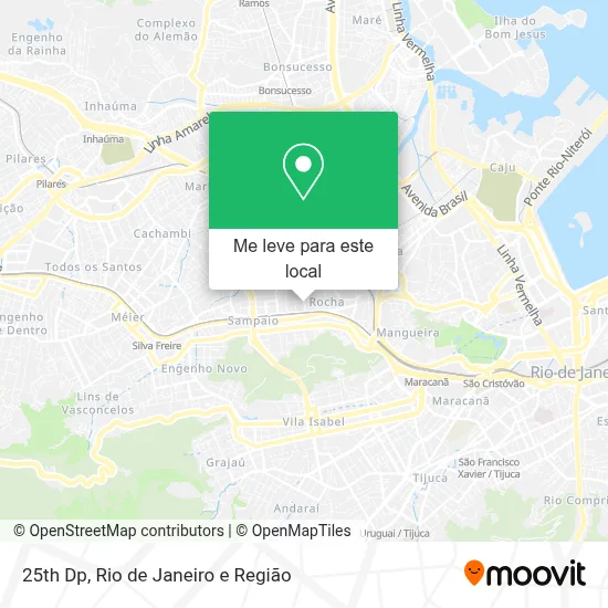 25th Dp mapa