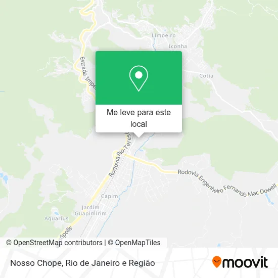 Nosso Chope mapa