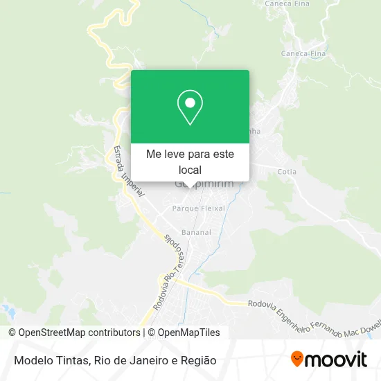 Modelo Tintas mapa