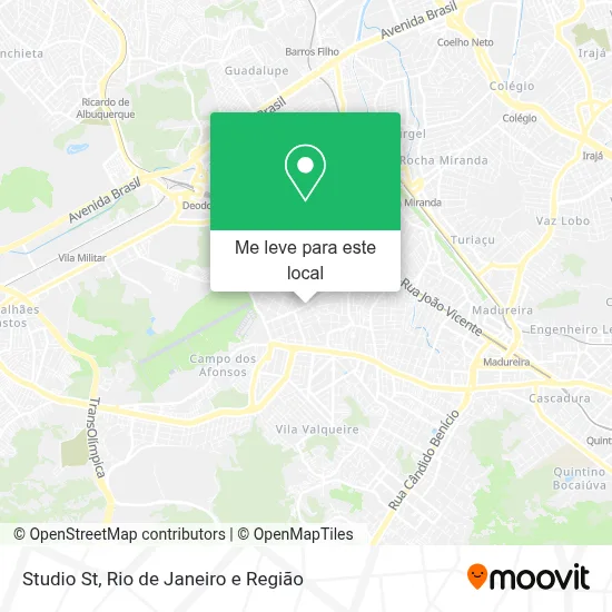 Studio St mapa