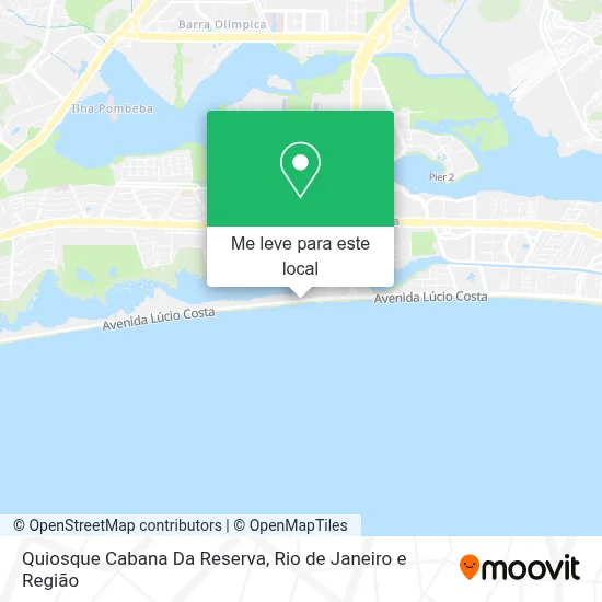 Quiosque Cabana Da Reserva mapa