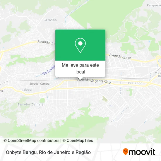 Onbyte Bangu mapa