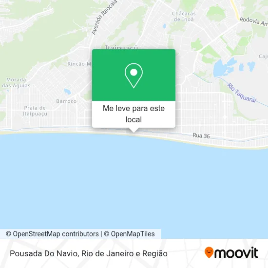 Pousada Do Navio mapa