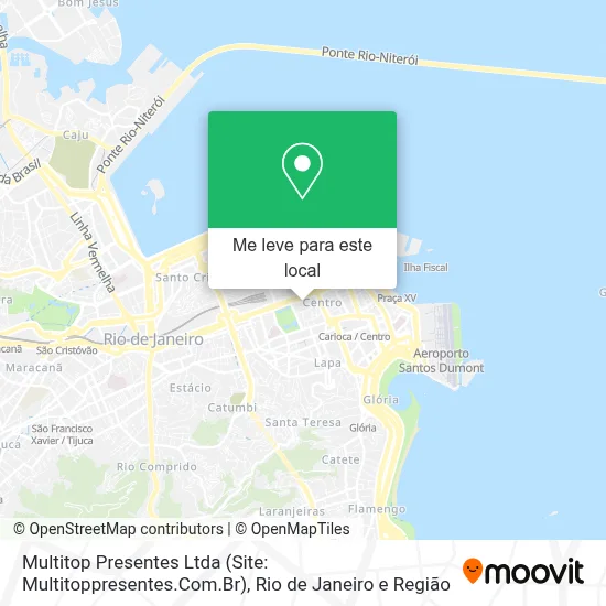 Multitop Presentes Ltda (Site: Multitoppresentes.Com.Br) mapa