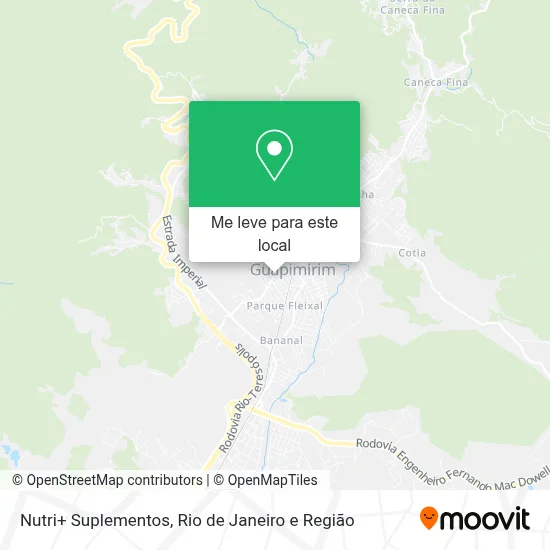 Nutri+ Suplementos mapa