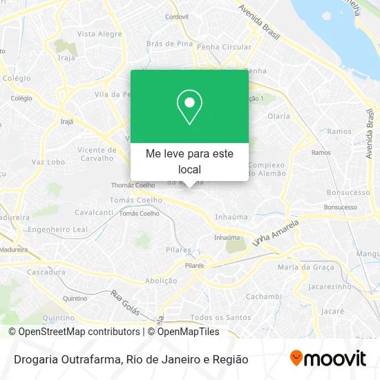 Drogaria Outrafarma mapa