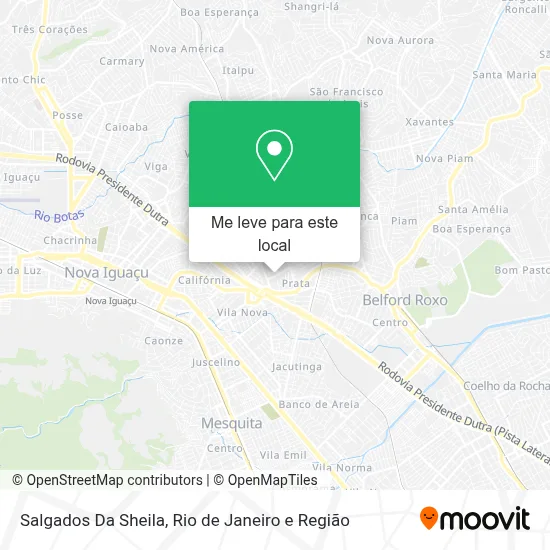 Salgados Da Sheila mapa