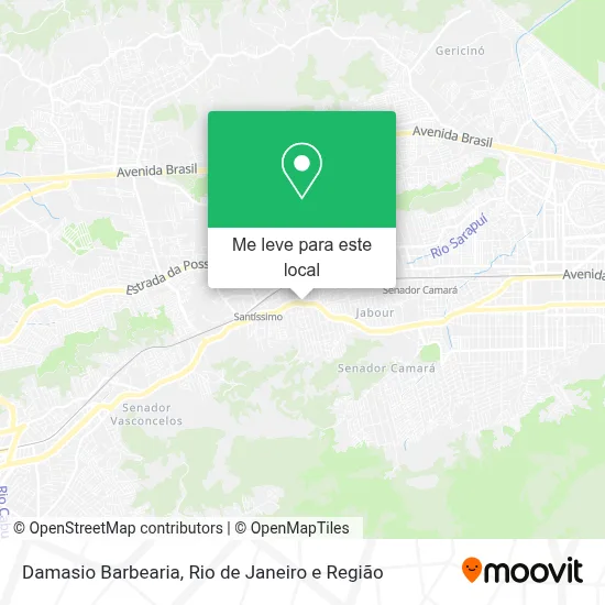Damasio Barbearia mapa