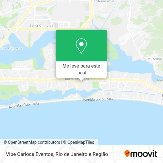 Vibe Carioca Eventos mapa