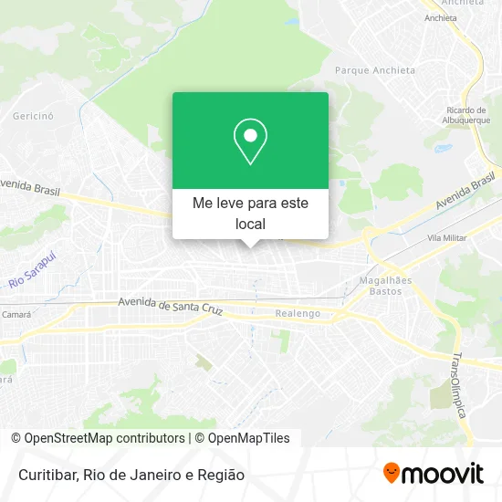 Curitibar mapa