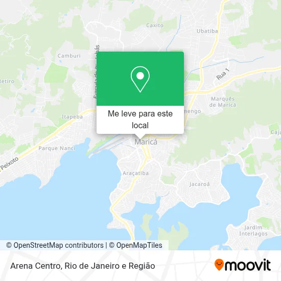 Arena Centro mapa