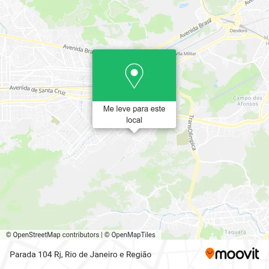 Parada 104 Rj mapa