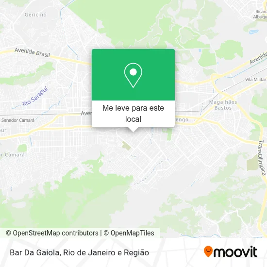 Bar Da Gaiola mapa
