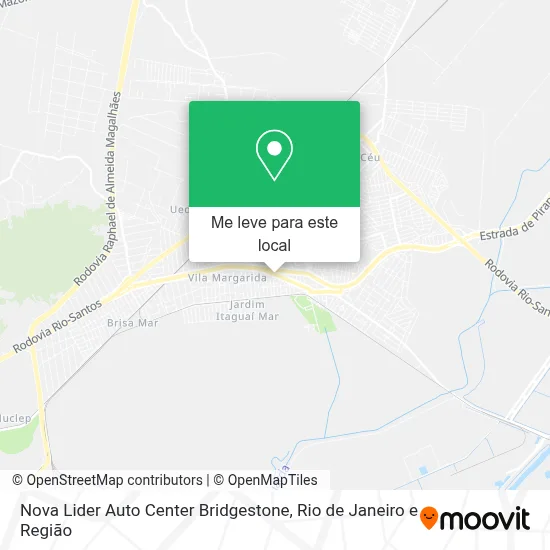 Nova Lider Auto Center Bridgestone mapa