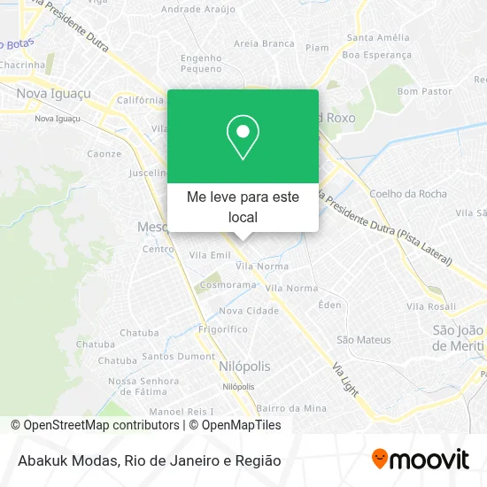 Abakuk Modas mapa