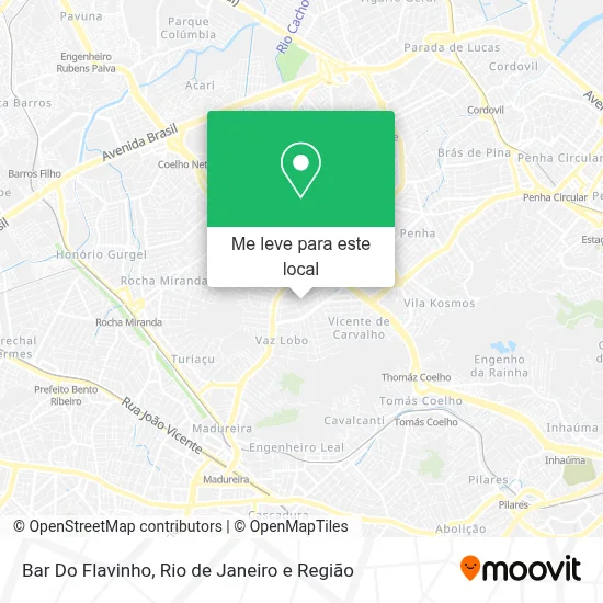 Bar Do Flavinho mapa