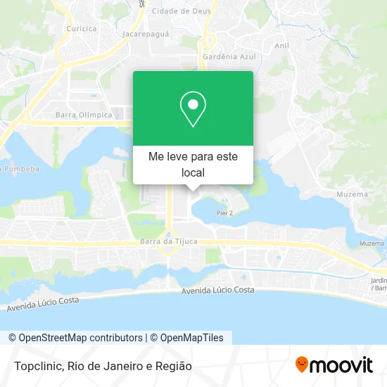 Topclinic mapa