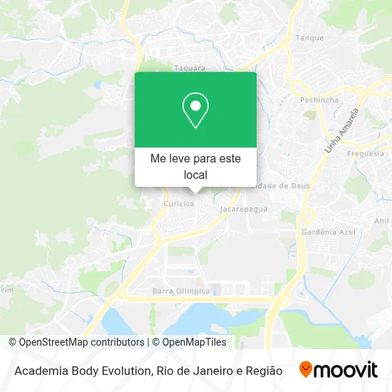 Academia Body Evolution mapa