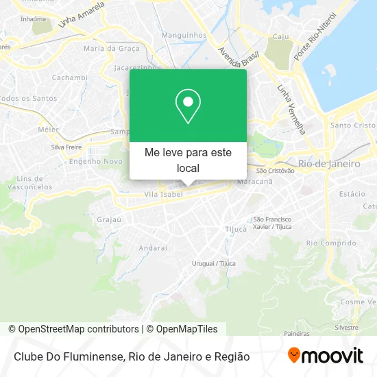 Clube Do Fluminense mapa