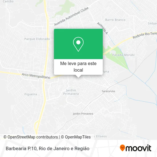 Barbearia P.10 mapa