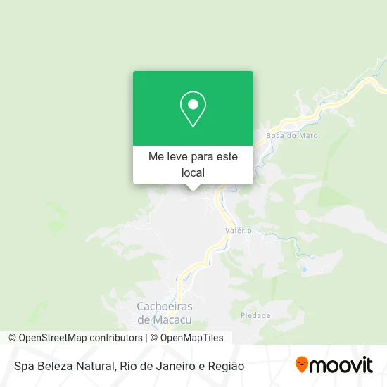 Spa Beleza Natural mapa