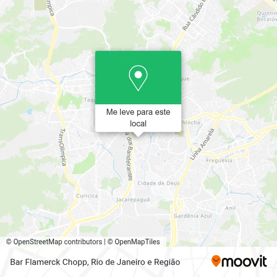 Bar Flamerck Chopp mapa