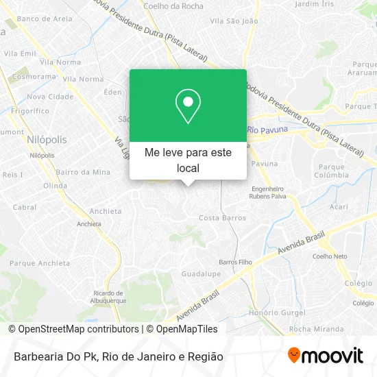 Barbearia Do Pk mapa