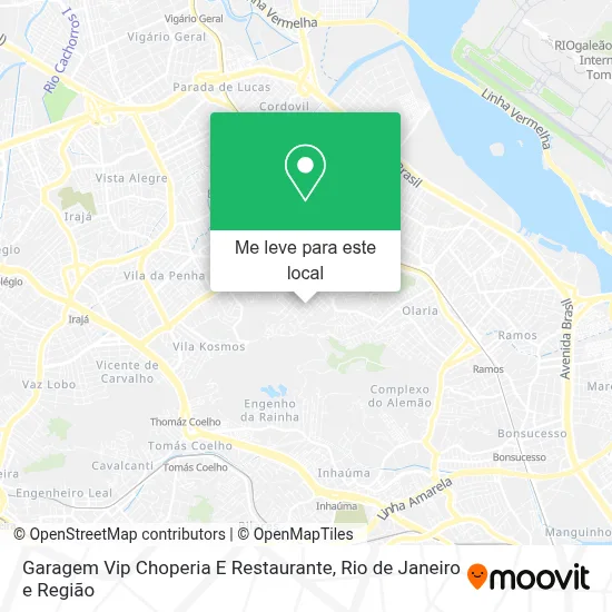 Garagem Vip Choperia E Restaurante mapa