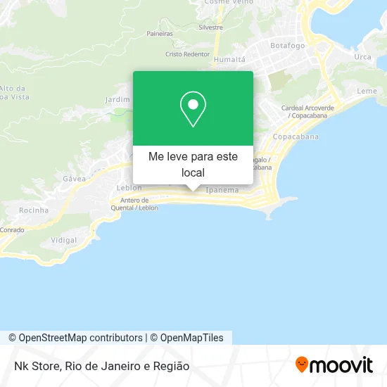 Nk Store mapa