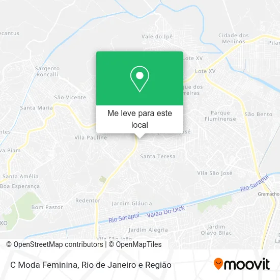 C Moda Feminina mapa